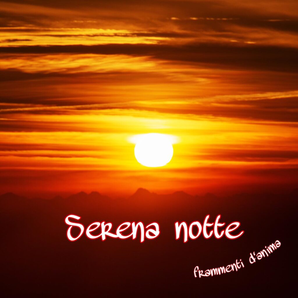 Serena notte al tramonto