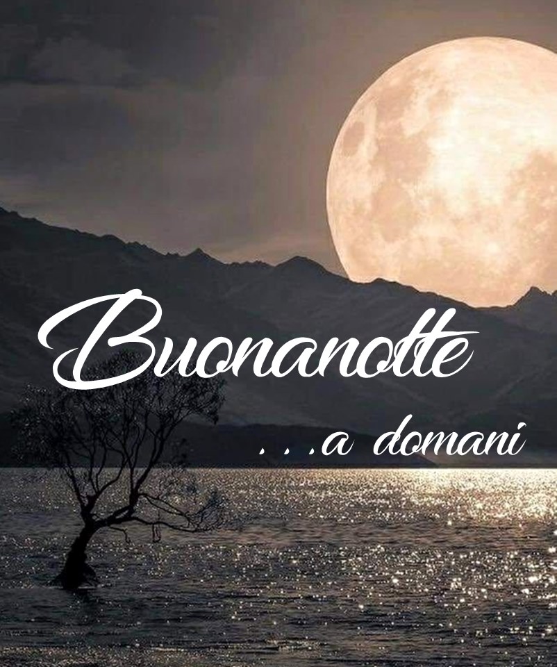 Buonanotte... a domani