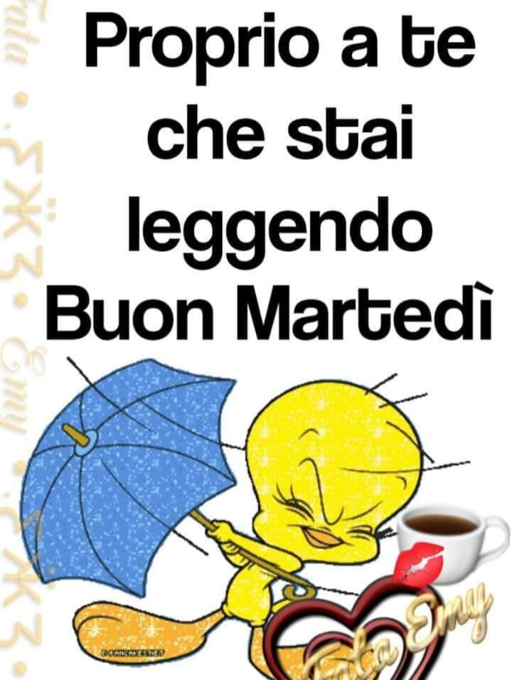 Buon Martedì con la pioggia