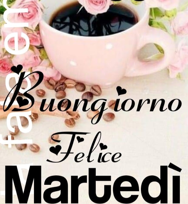 Buongiorno felice martedì