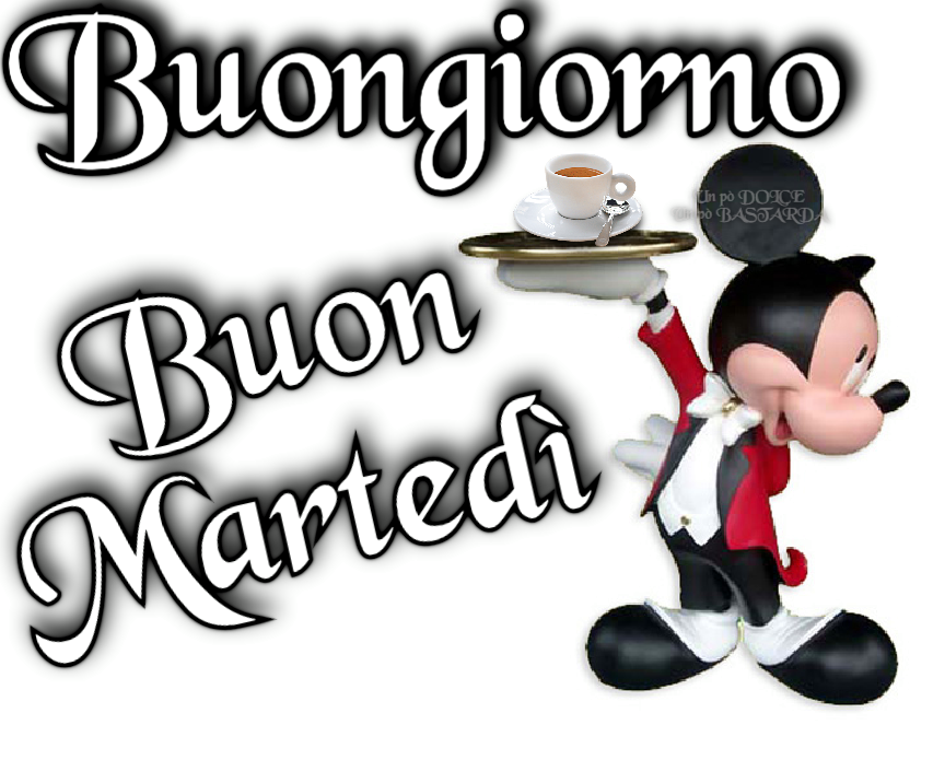 Buongiorno e buon martedì da Topolino