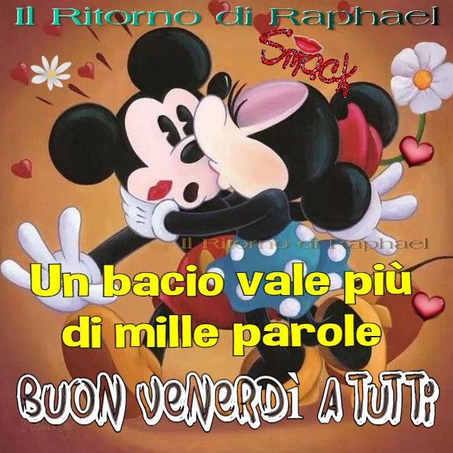 Buon venerdì immagini Disney