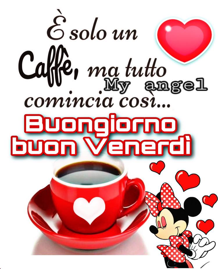 È solo un caffè, ma tutto comincia così... buongiorno buon venerdì