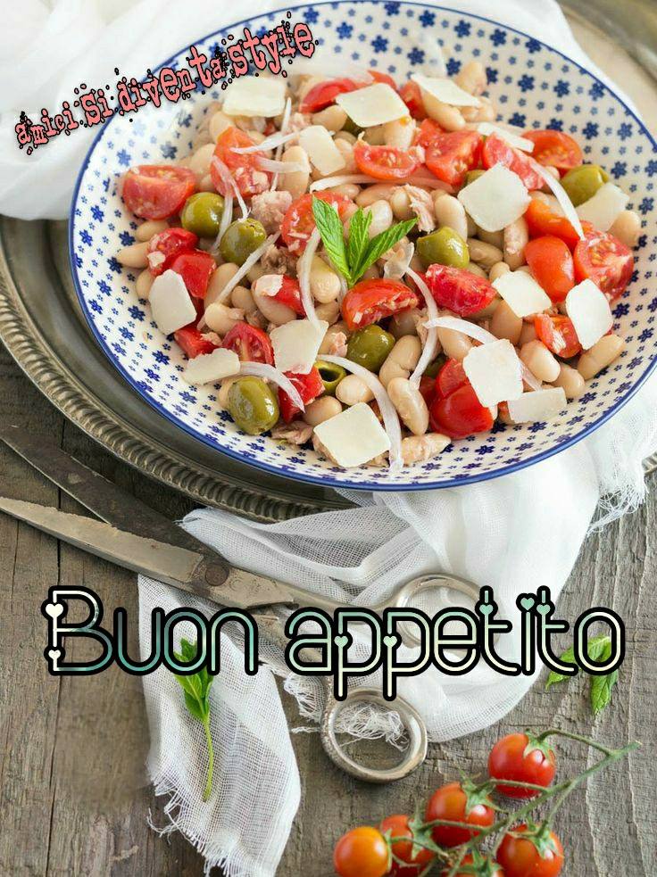 Buon appetito oggi insalata fresca