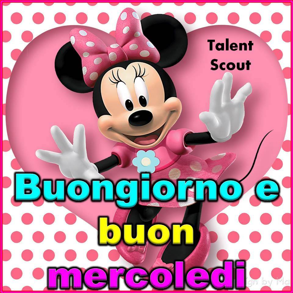 Buongiorno e Buon Mercoledì immagini Minnie