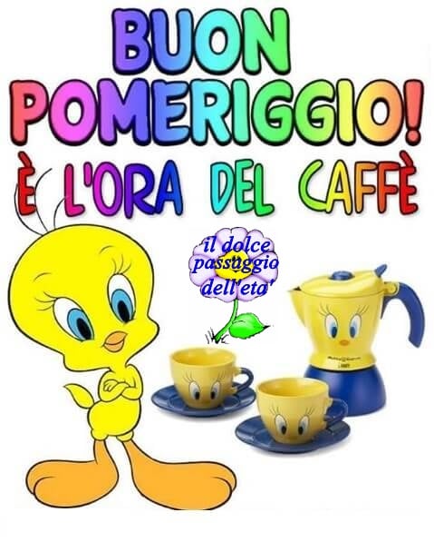 Buon pomeriggio, è l'ora del caffè!