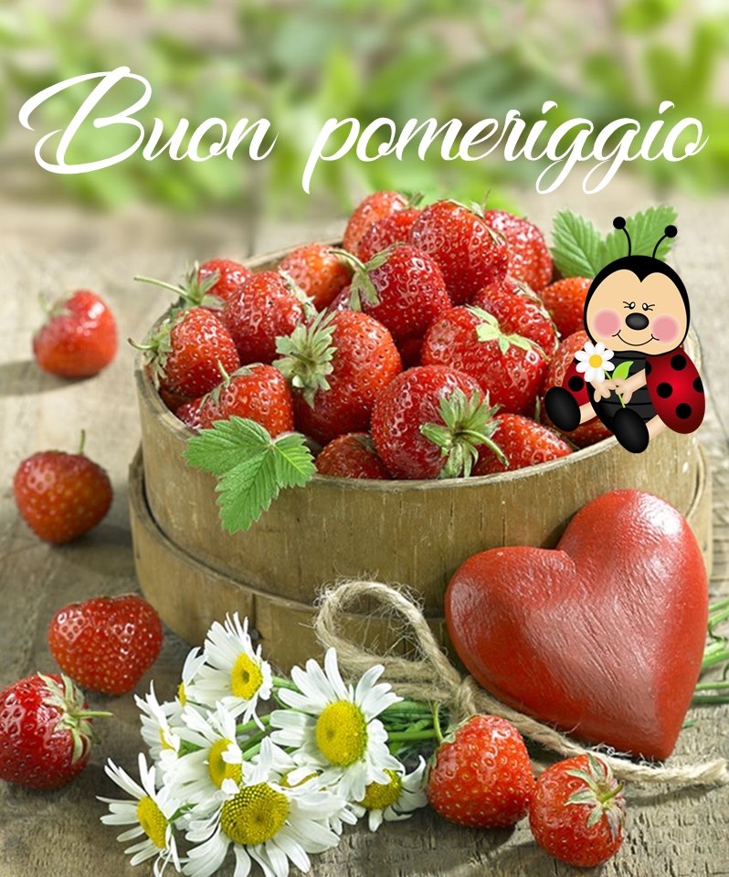 Buon Pomeriggio, ti vanno delle fragole??