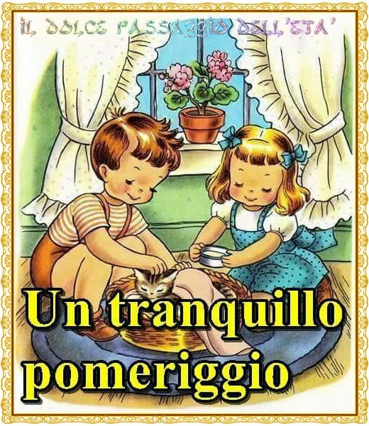 Un tranquillo pomeriggio - immagini vintage