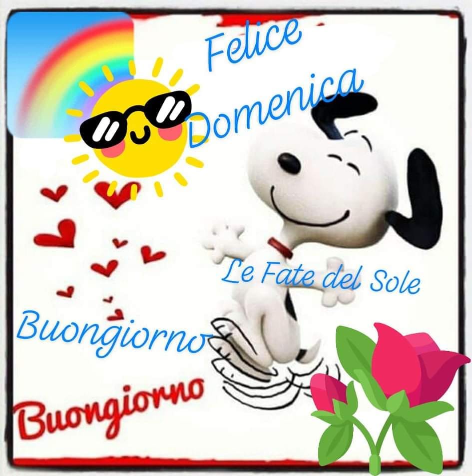 Felice Domenica Buongiorno - Snoopy