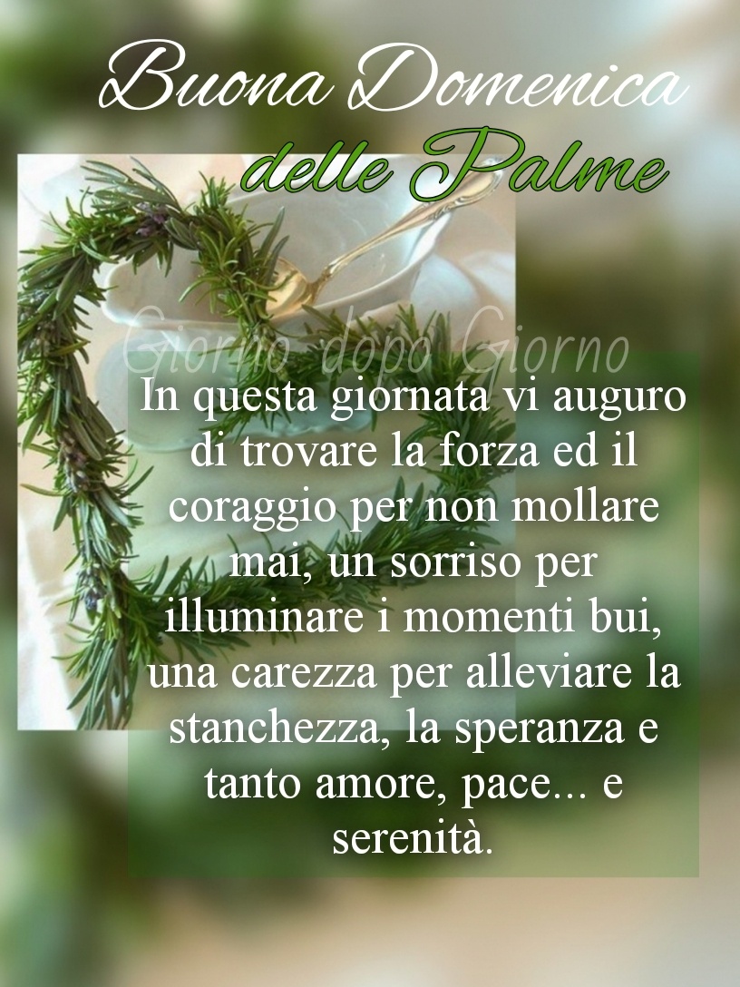 Preghiere Per La Domenica Delle Palme 23 Buona Domenica delle Palme cartoline di auguri - CiaoBuongiorno.it