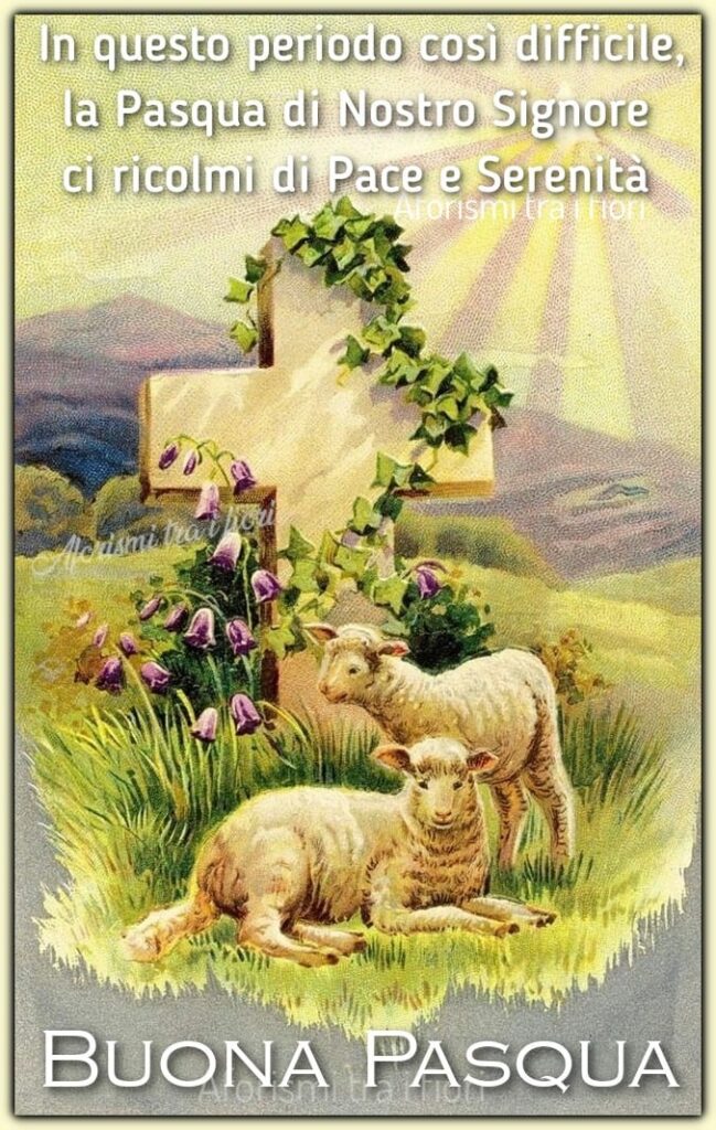 In questo periodo così difficile, la Pasqua di Nostro Signore ci ricolmi di pace e serenità. BUONA PASQUA