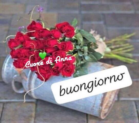 Buongiorno con le rose rosse