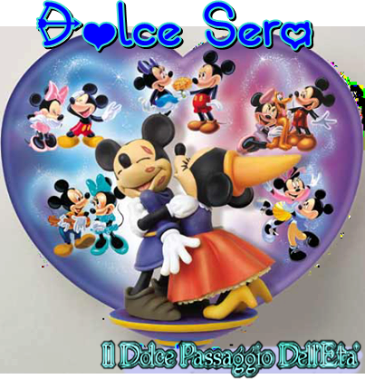 Dolce Sera con i personaggi della Disney