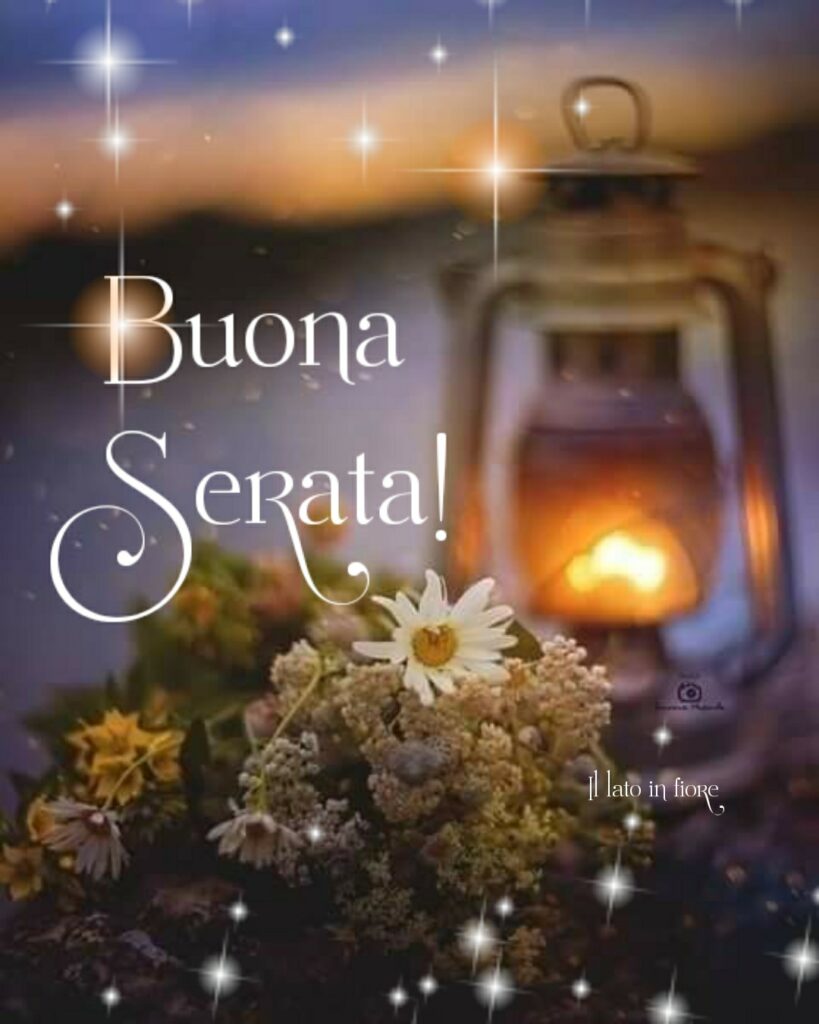 Buona Serata! - il lato in fiore