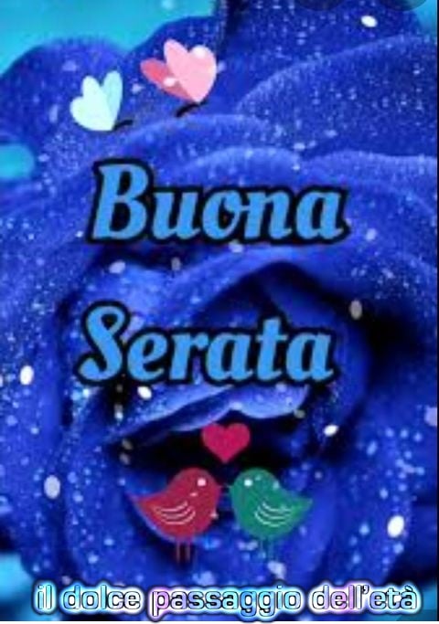 Buona Serata rosa blu