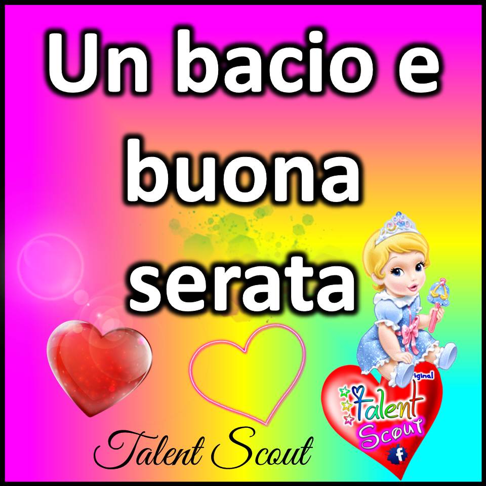 Un bacio e buona serata (Principesse Disney)