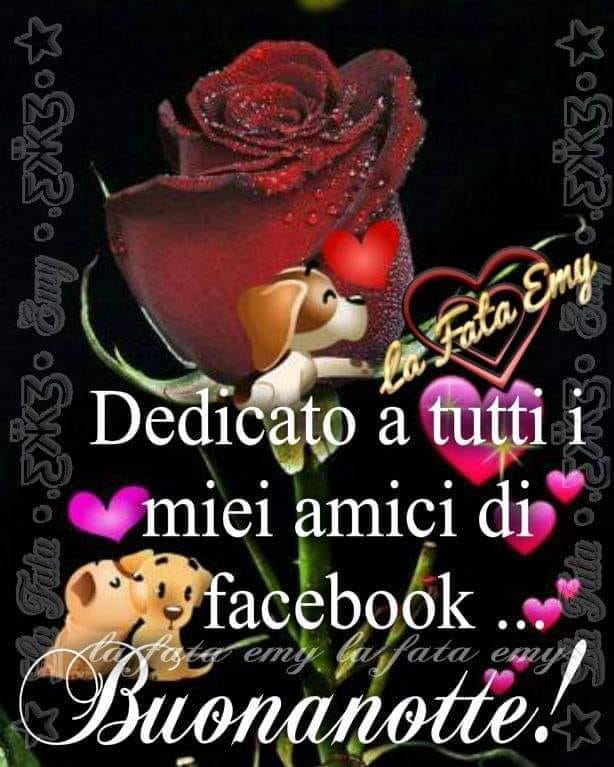 Dedicato a tutti i miei amici di Facebook ... Buonanotte!