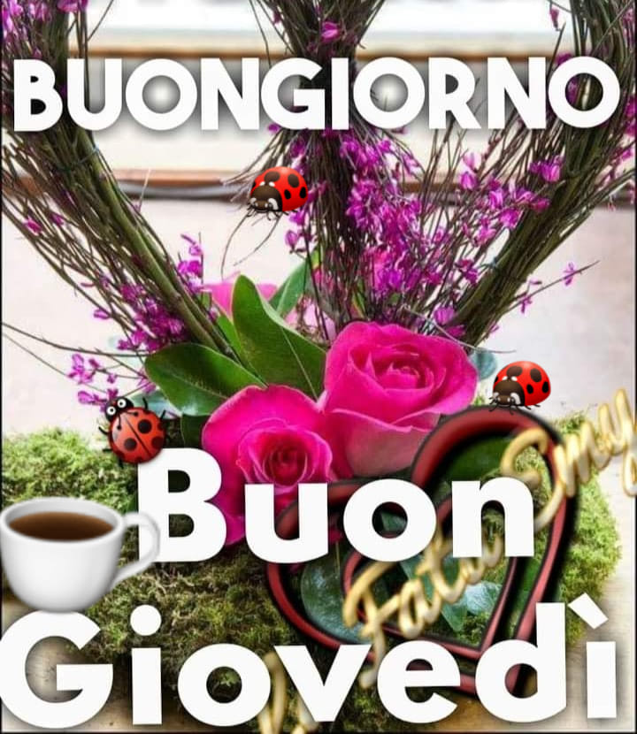 Buongiorno, buon giovedì