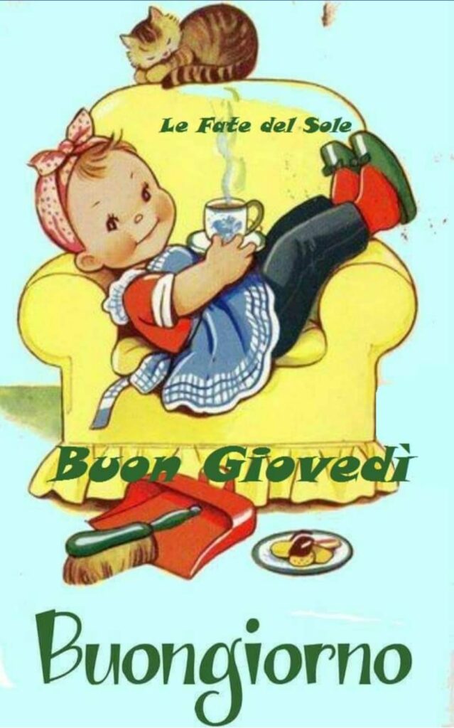 Buon giovedì buongiorno - immagini vintage