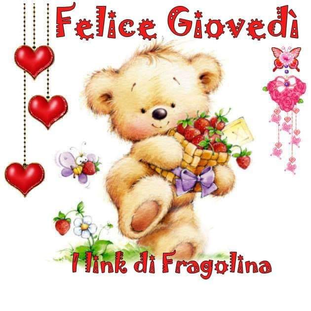 Felice Giovedì orsetto tenero