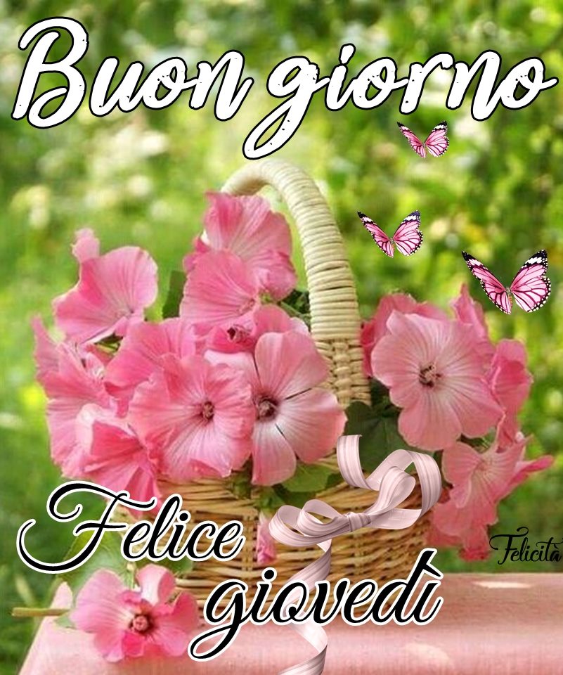 Buongiorno felice giovedì - immagini per la primavera