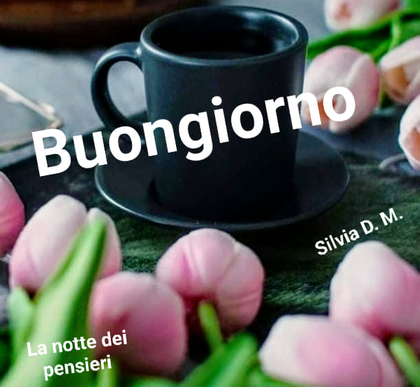 Immagini del buon giorno con i tulipani