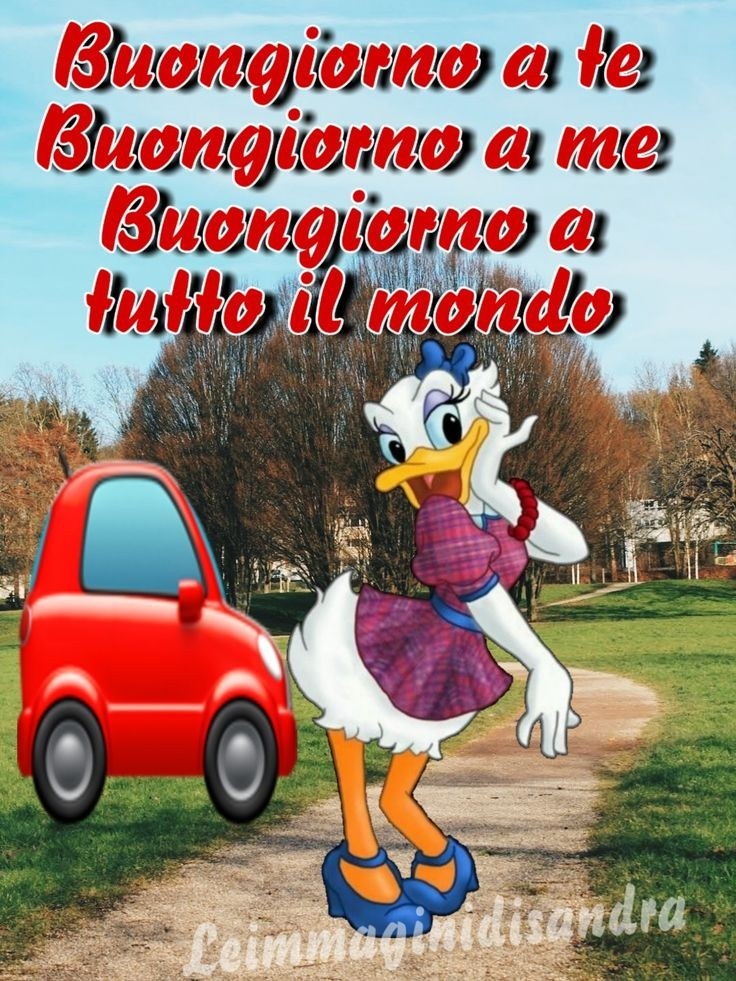 Buongiorno a te, buongiorno a me, buongiorno a tutto il mondo