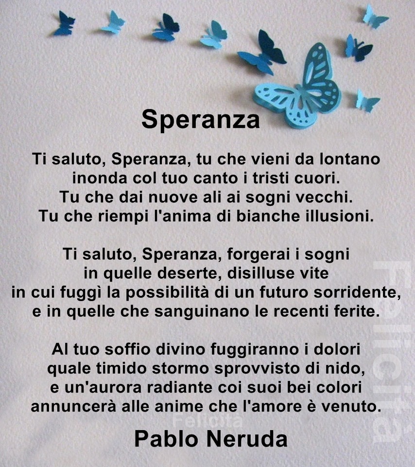 Frasi bellissime sulla speranza