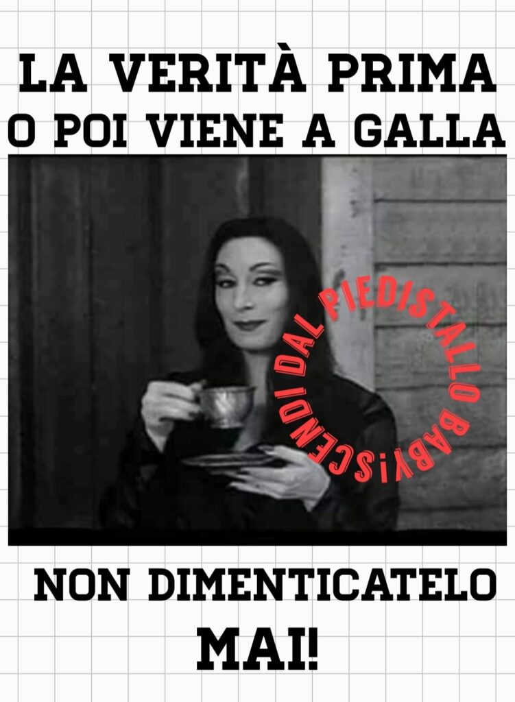 La verità prima o poi viene a galla, non dimenticatelo MAI!