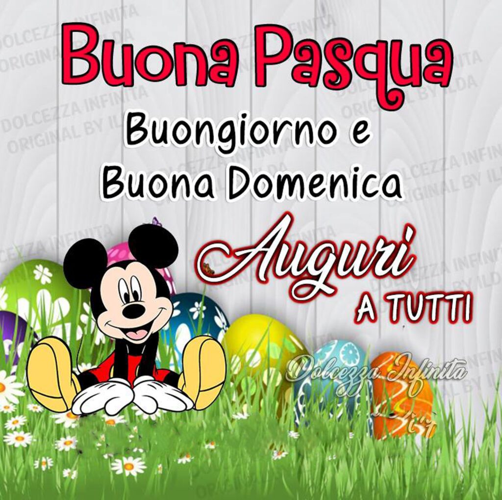 Buona Pasqua. Buongiorno e Buona Domenica, auguri a tutti