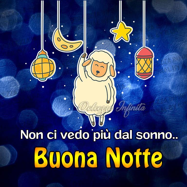 Non ci vedo più dal sonno... Buona Notte