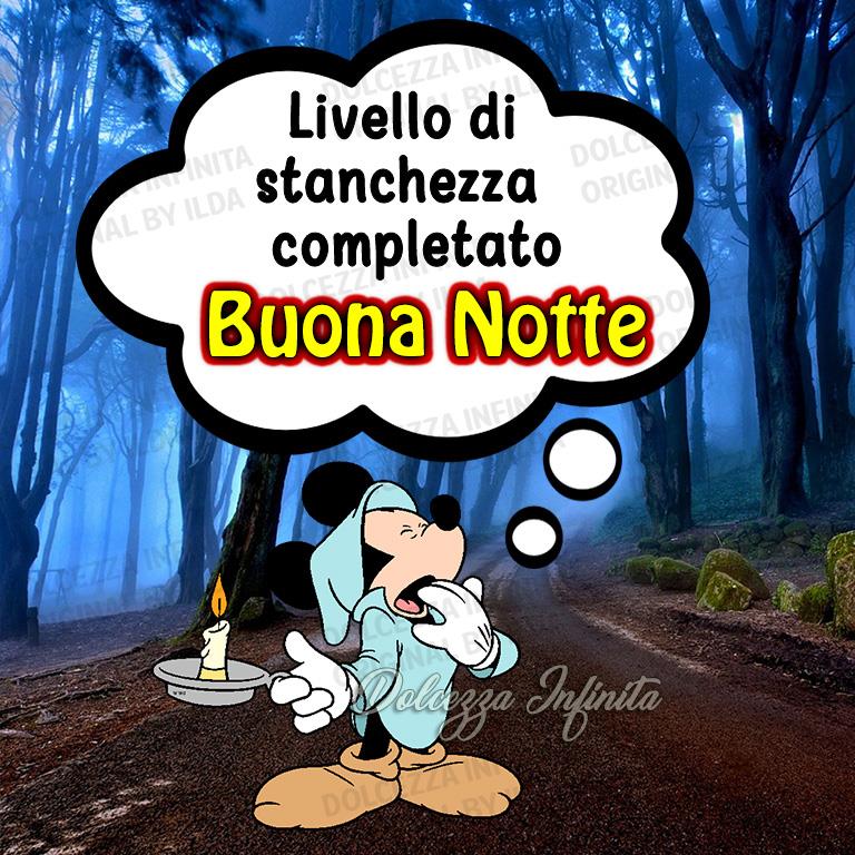 Livello di stanchezza completato. Buona Notte