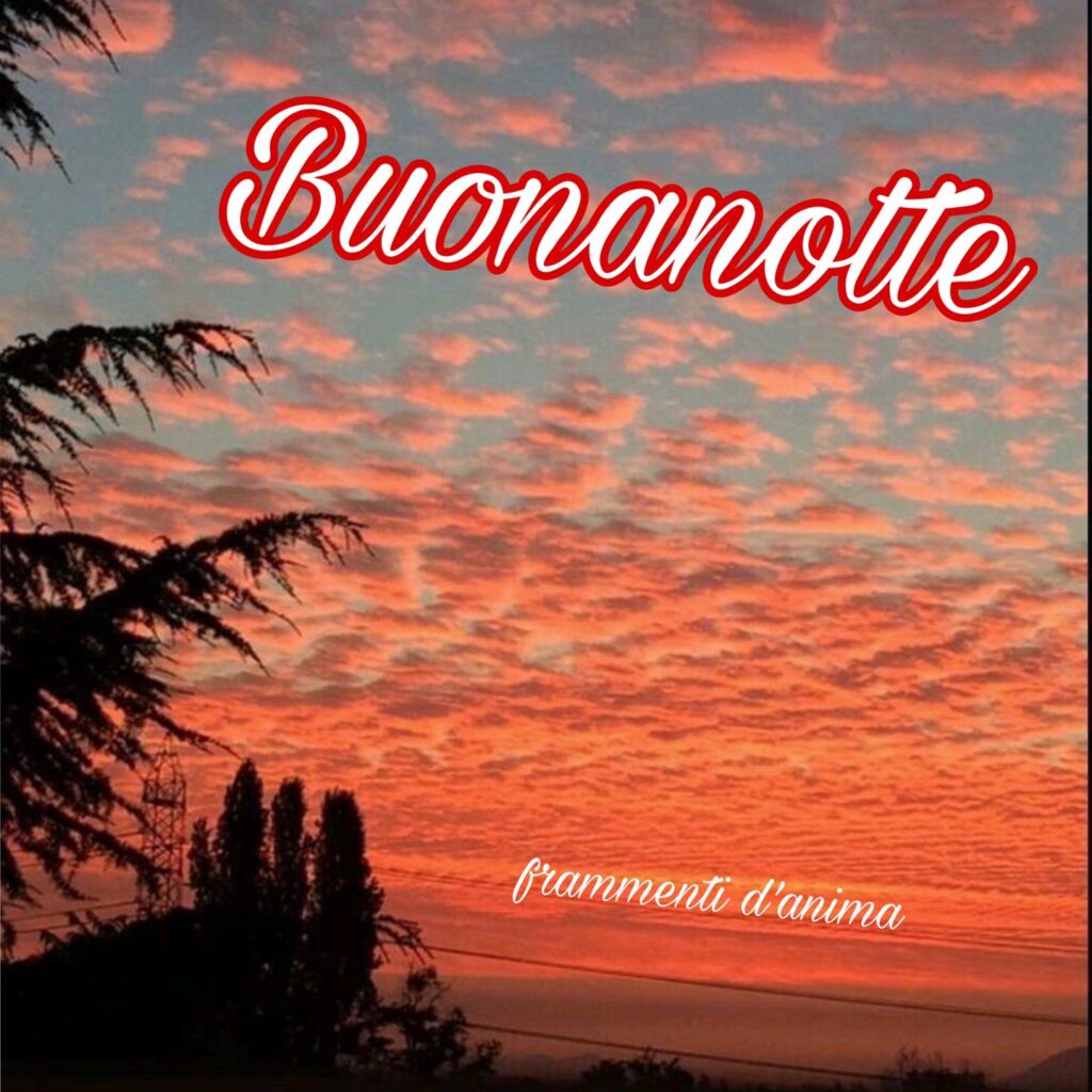 Buonanotte tramonto (immagini romantiche)