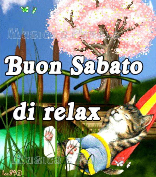 Buon Sabato di relax