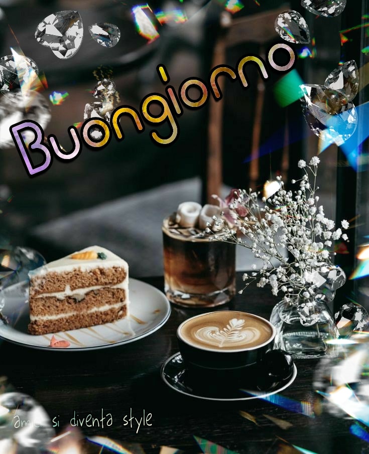 Buongiorno, fetta di torta e caffè?