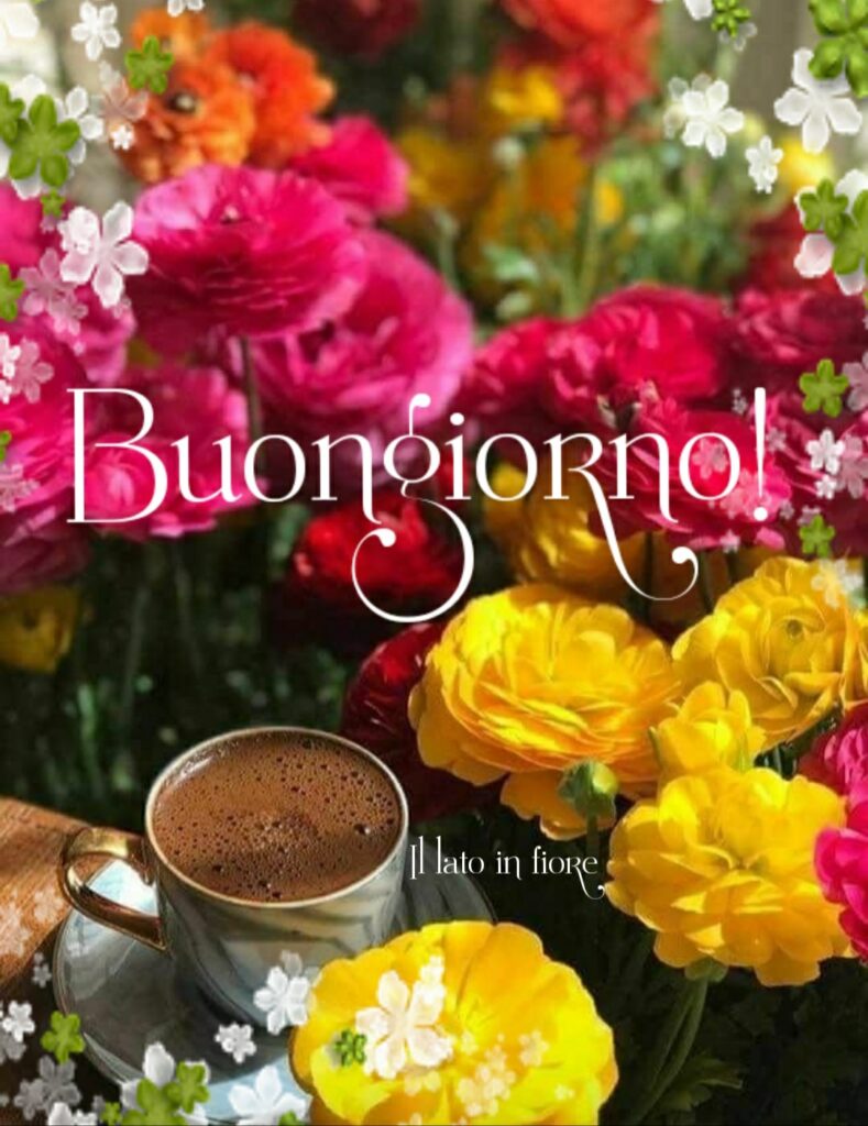 Buongiorno! (il lato in fiore)