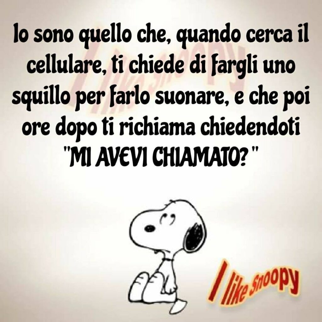 Immagini divertenti con Snoopy