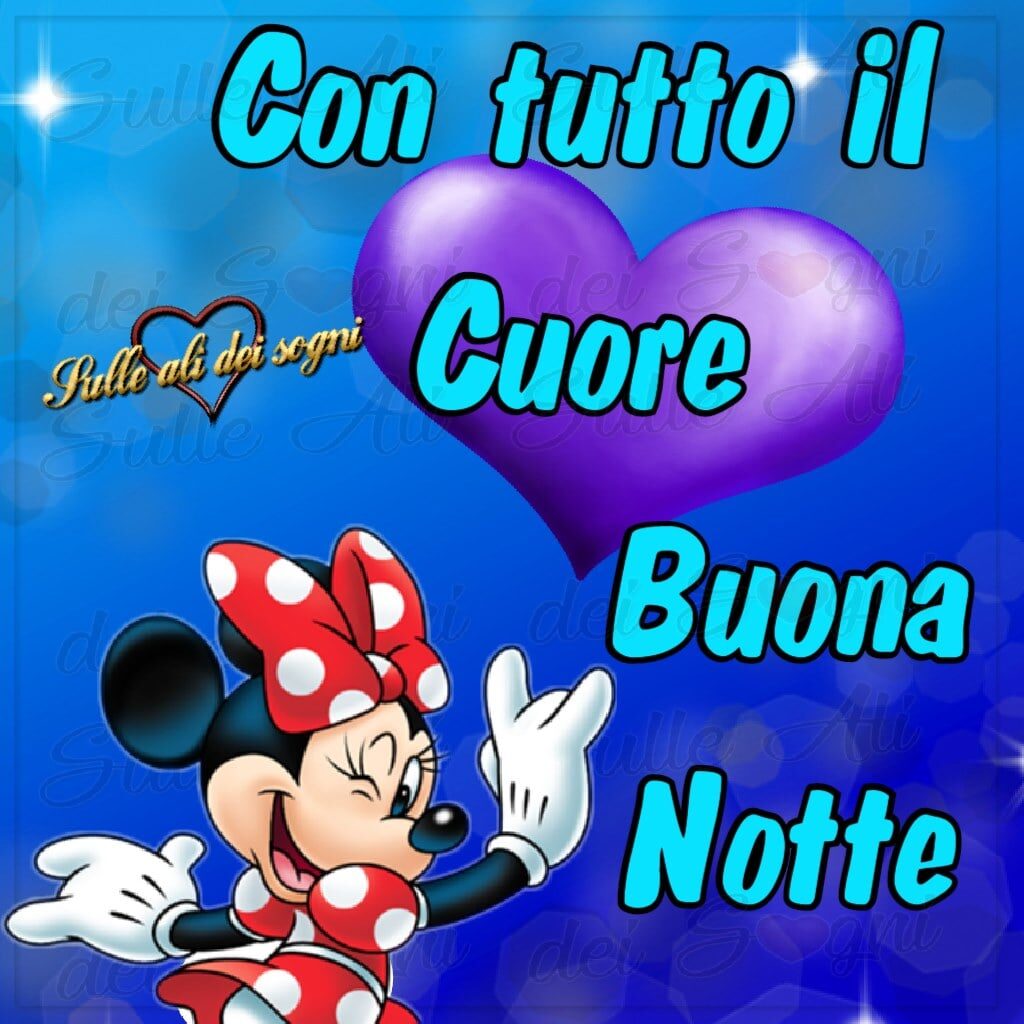 Con tutto il cuore buona notte