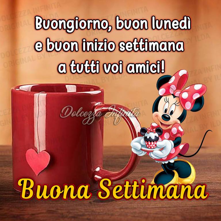 Buongiorno, buon lunedì e buon inizio settimana a tutti voi amici! Buona Settimana Disney