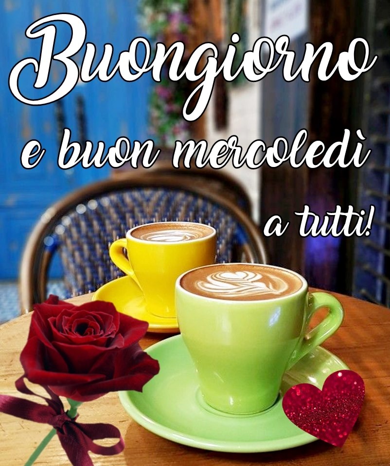 Buongiorno e buon mercoledì a tutti!