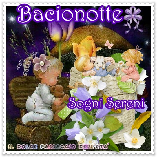 Bacionotte, sogni sereni..