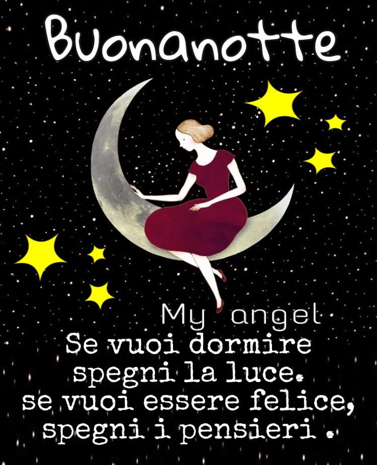 Buonanotte. Se vuoi dormire, spegni la luce. Se vuoi essere felice, spegni i desideri.