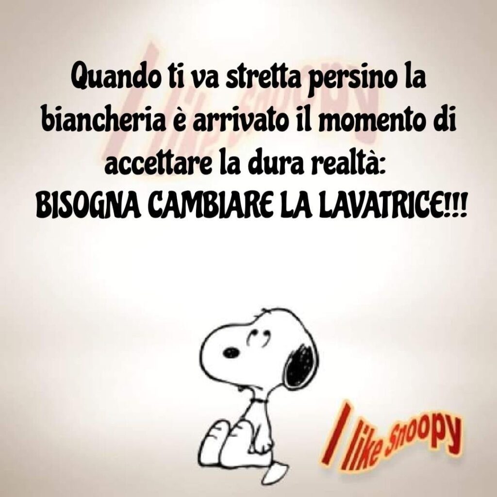 Quando ti va stretta persino la biancheria è arrivato il momento di accettare la dura realtà: BISOGNA CAMBIARE LA LAVATRICE!!!