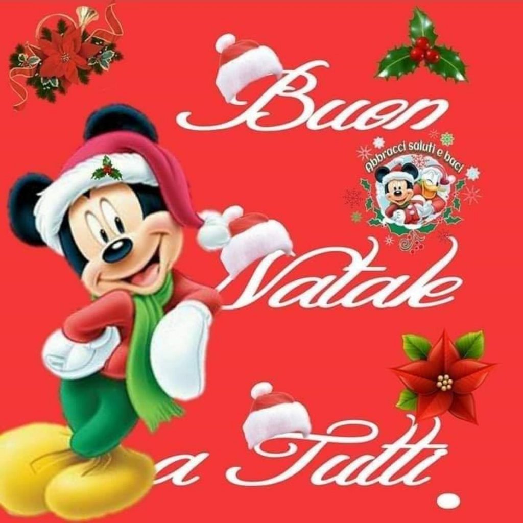 Buon Natale a tutti da Topolino