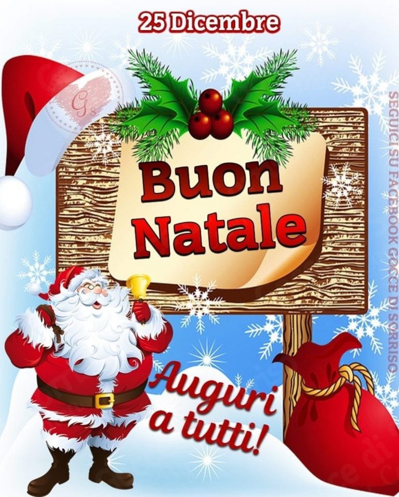 Auguri a tutti! Buon Natale! (25 dicembre)