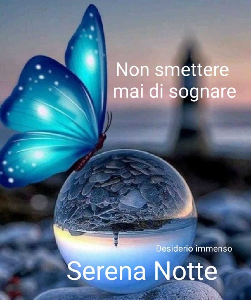 Non smettere mai di sognare. Serena Notte