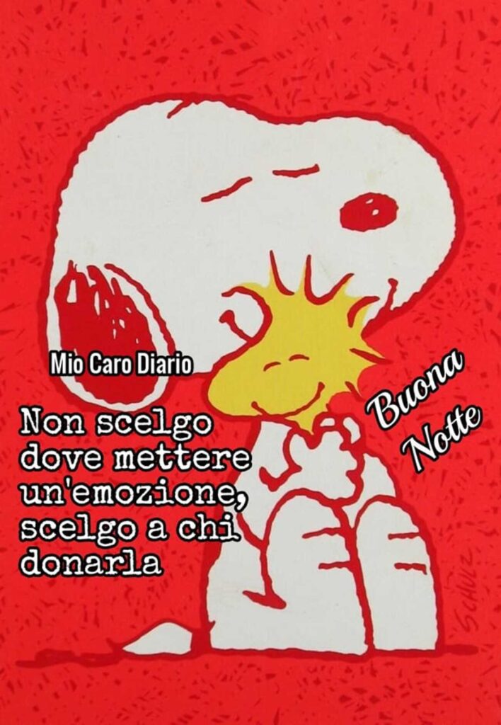 buona notte Snoopy