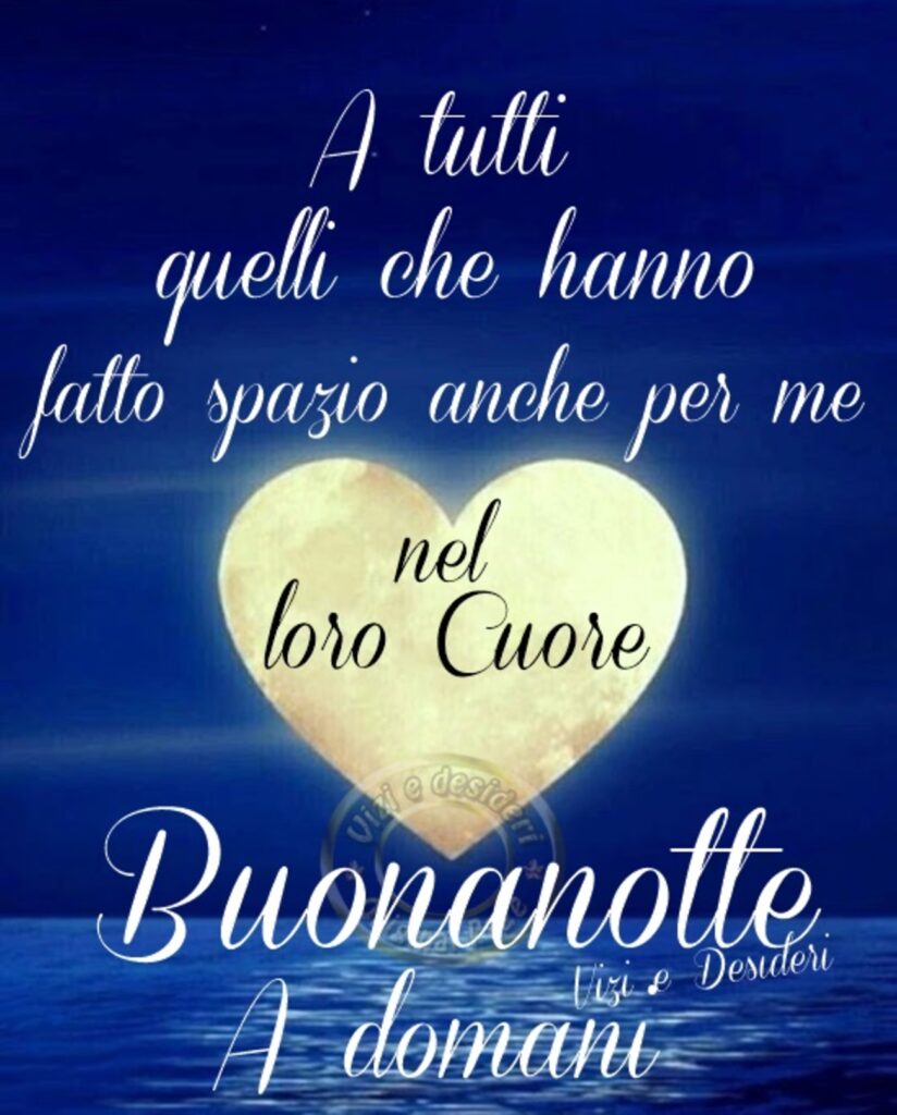 buonanotte Vizi e Desideri